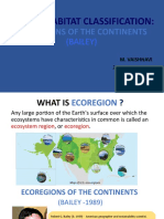 Global Habitat Classification:: Ecoregions of The Continents