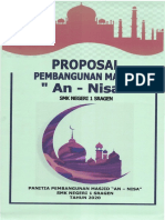 Proposal Pembangunan Masjid An-Nisa SMK N 1 Sragen