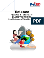 Science: Quarter 1 - Module 3 Plate Tectonics