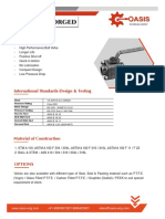 Ball Valve Forged Data Sheet 4may20 For PDF