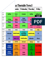 Timetable Week 1