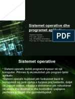 Sistemet Operative Dhe Programet Aplikative