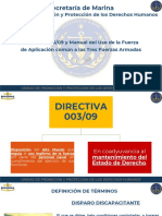 Semar 3 Presentación Directiva 003-09 y Manual Del Uso de La Fuerza 