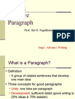 Writing Effective Paragraphs
