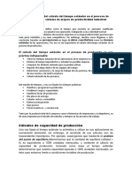 La Importancia Del Cálculo Del Tiempo Estándar en El Proceso de Producción