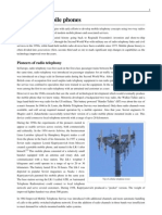 History of early mobile phones from radiophones to 1G networks