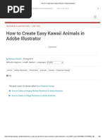 How To Create Easy Kawaii Animals in Adobe Illustrator PDF