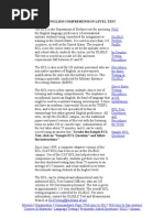 Download ENGLISH COMPREHENSION LEVEL TEST by zdravkozdravko SN47825107 doc pdf