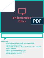 Fundamental of Ethics PDF