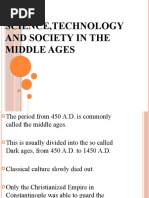 Science, Technology and Society in The Middle Ages