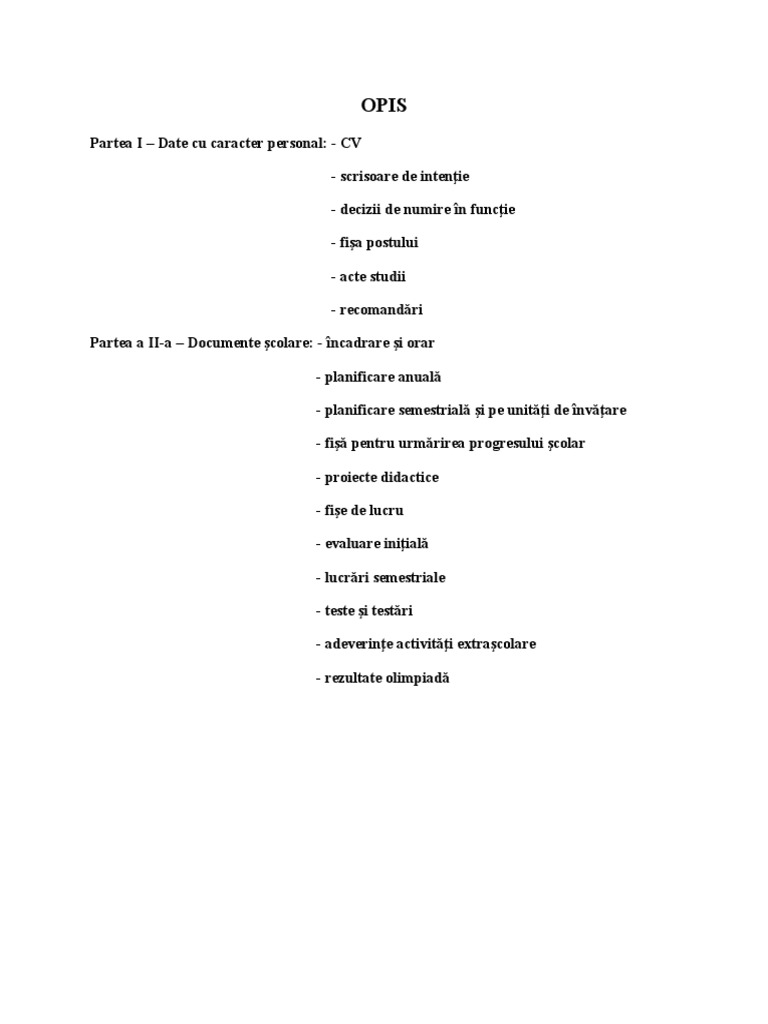 OPIS Dosar Def | PDF