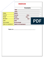 Expressions Examples: Inversion