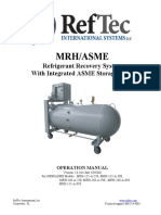 Mrh/Asme: Refrigerant Recovery System With Integrated ASME Storage Tank