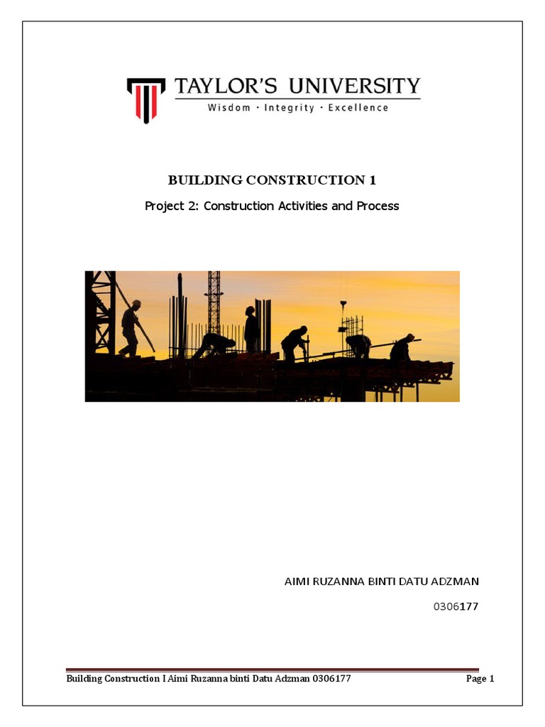 Construction Process Overview: Key Activities | PDF | Concrete | Deep ...