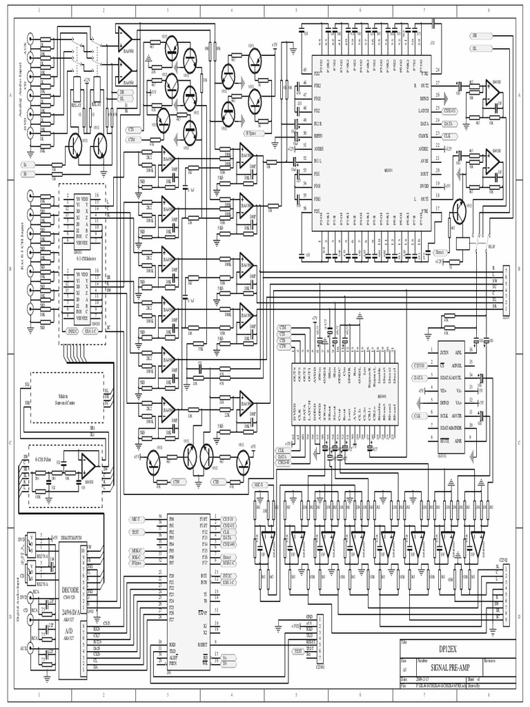 Audio Input and Output Circuit Design | PDF | Digital Electronics ...