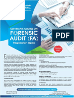 F Rensic Audit (Fa) : Registration Open