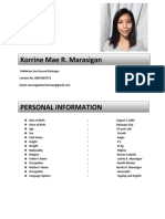 Korrine Mae Marasigan Resume 1
