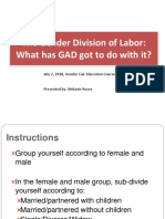 Lecture 2 - Gender Division of Labor