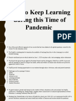 How To Keep Learning During This Pandemic