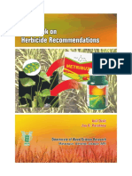 Hand Book On Herbicide Recommondations - 2009