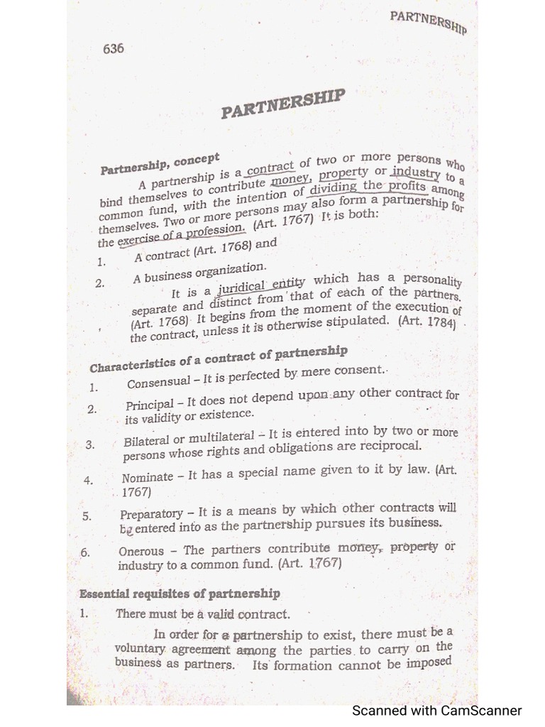 Partnership | PDF