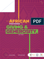 African Proverbs On Giving and Generosity10th 12pm Revised PDF