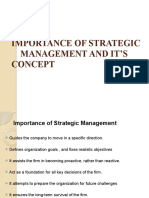Importance of Strategic