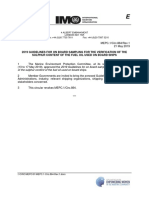 2019 Guidelines For On Board Sampling For The Verification of The Sulphur Content of The Fuel Oil Used On Board Ships