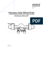 Planetary Axle Wheel Ends: Maintenance Manual 9F