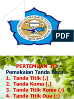 Materi 3 Tanda Baca