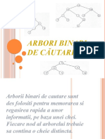 Arborii Binari de Cautare