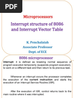 Interrupt Structure and Processing of 8086