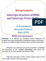 Interrupt Structure and Processing of 8086