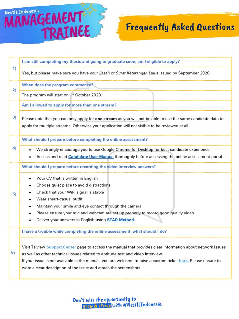 Frequently Asked Questions: Candidate User Manual | PDF | Career & Growth