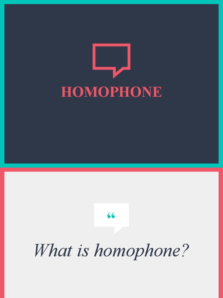 Understanding Homophones and Their Examples | PDF