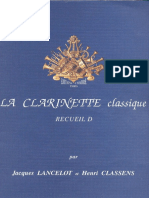 Clarinet Classique D