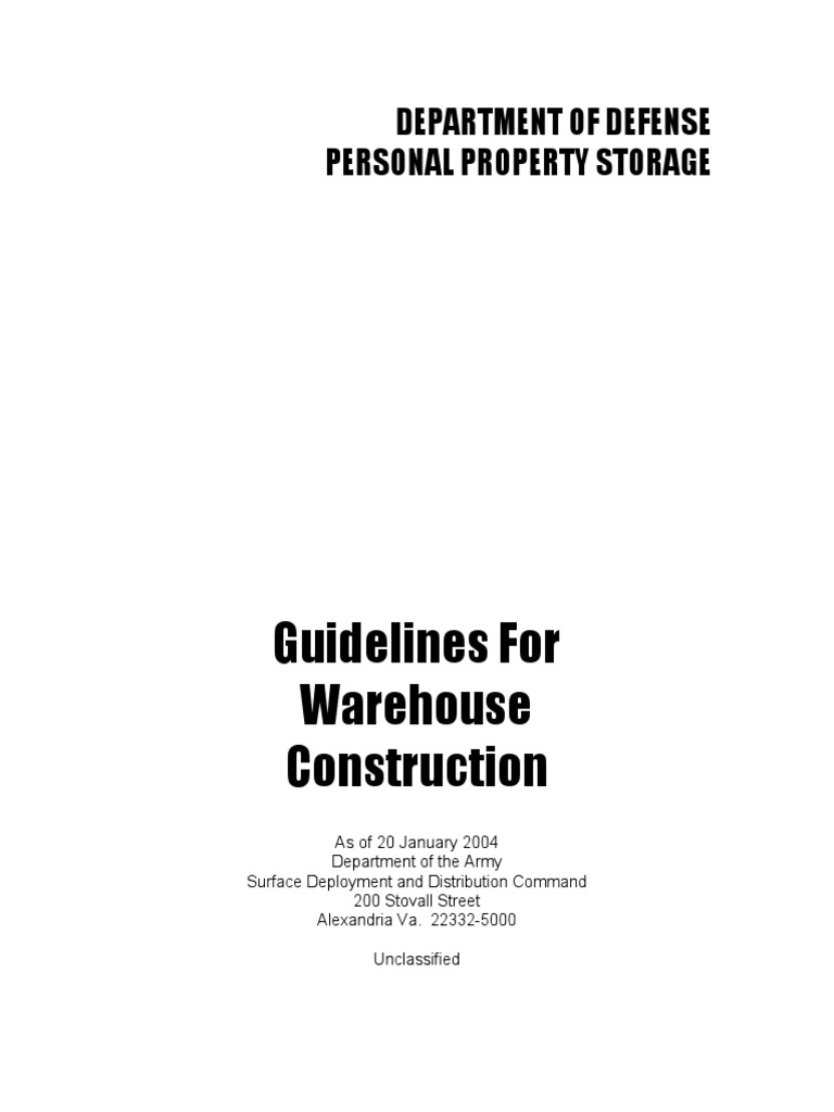 Guidelines for Warehouse Construction | PDF | Fire Sprinkler System | Door