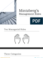 Mintzberg's Management Roles