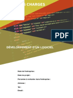 CDC Developpement Logiciel PDF