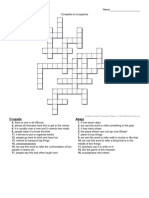 Crucigrama Ingles PDF