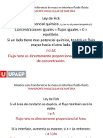 Modelos para Transferencia de Masa en Interfase Fluido-Fluido. Parte 2. Examen.