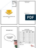 Grade Sheet Sample 2020 | Shree Nata Academy 
