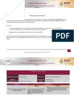 Planeación Didática Unidad 1 PDF