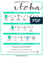 Matcha Cheat Sheet