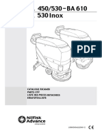 BA 450/530 BA 610 - BA 530 Inox: Catalogo Parts Liste Pieces Ersatzteilliste Ricambi List DES Detachees