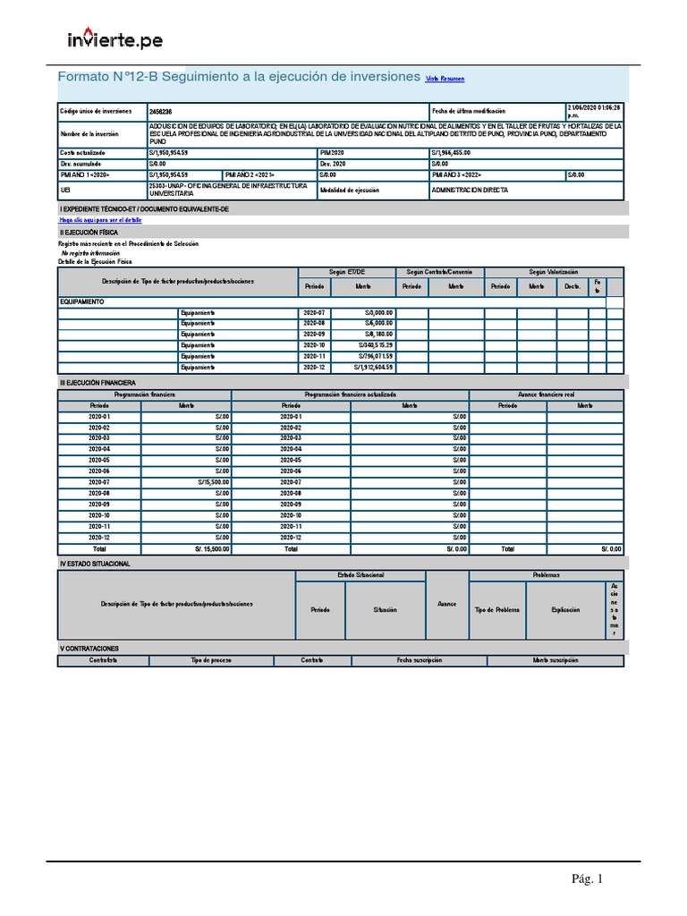 Formato 12 B | Descargar gratis PDF | Economias | Business