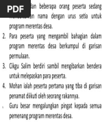 Lee Keat dan beberapa orang peserta sedang mendaftarkan nama dengan urus setia untuk program merentas desa.docx