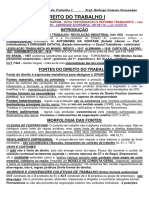 Direito do Trabalho: Fontes, Princípios e Flexibilização