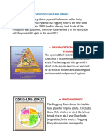 A. Food-Based Dietary Guidelines-Philippines: Daily Nutritional Guide (DNG) Pyramid