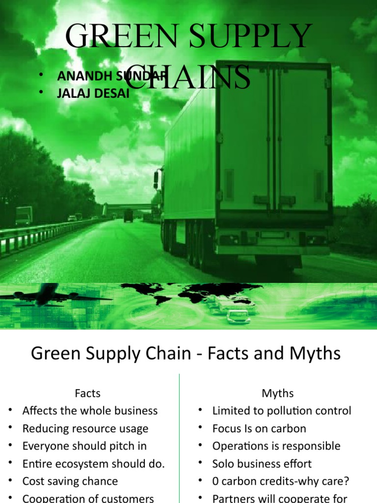 Green Supply Chain Insights and Practices | PDF | Supply Chain ...